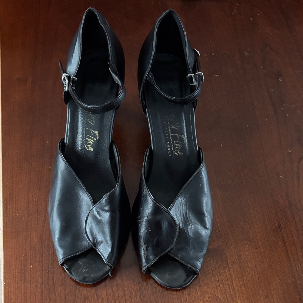 Very Fine Black Dancing Shoes- 10